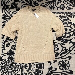 Banana Republic Cream Crew Neck Sweater